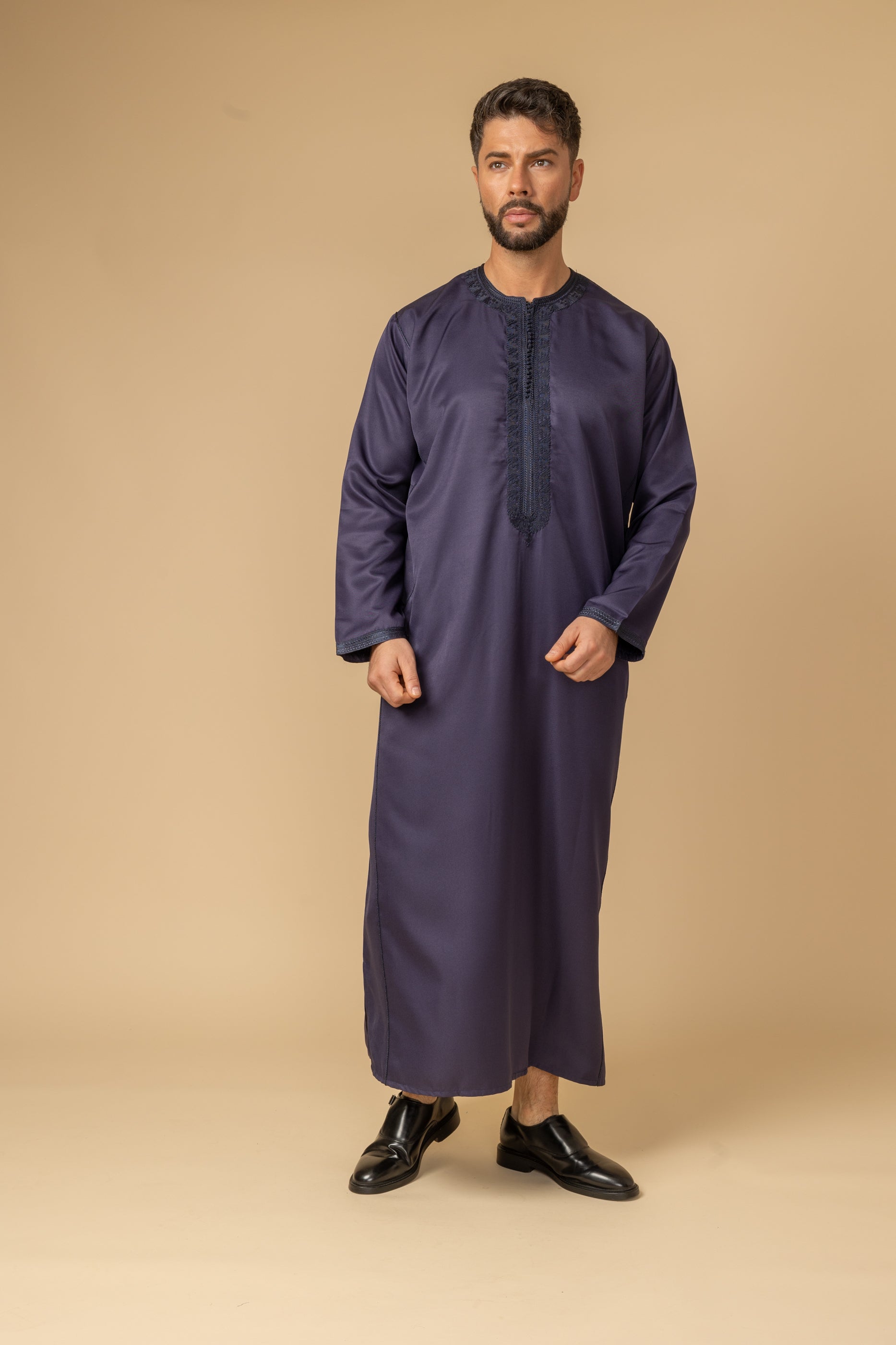 Paddington Purple Full Sleeve Thobe